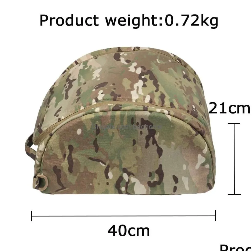 Skate Protective Gear Gear Tactical Fast Helmet Bag Mtifunction Military Airsoft Cycling Storage Large Capacity Motorcycle Accessories Dhfil
