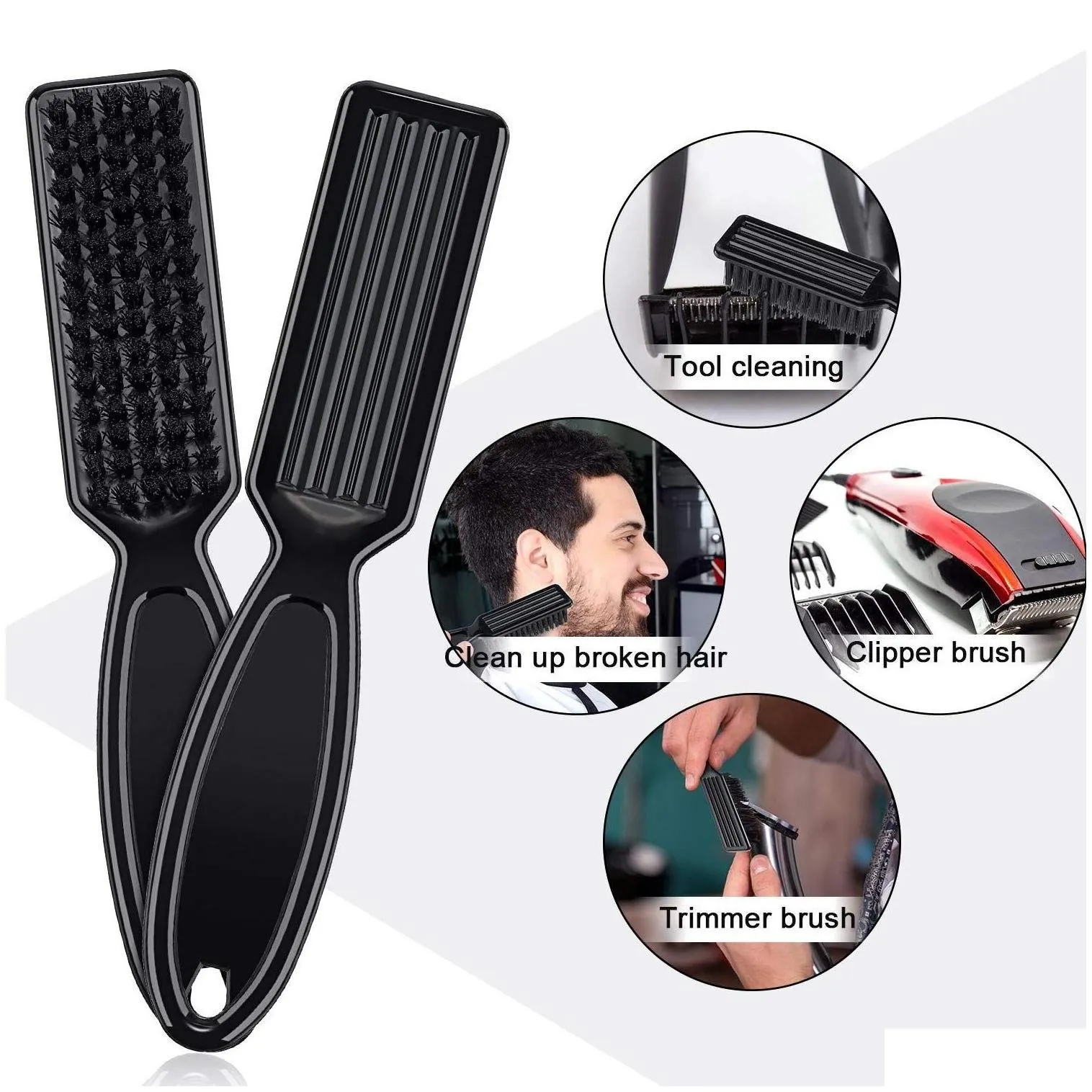 hair brushes barber blade clipper cleaning brush nylon trimmer duster fade tool for drop delivery 2022 toptrimmer amobj products car