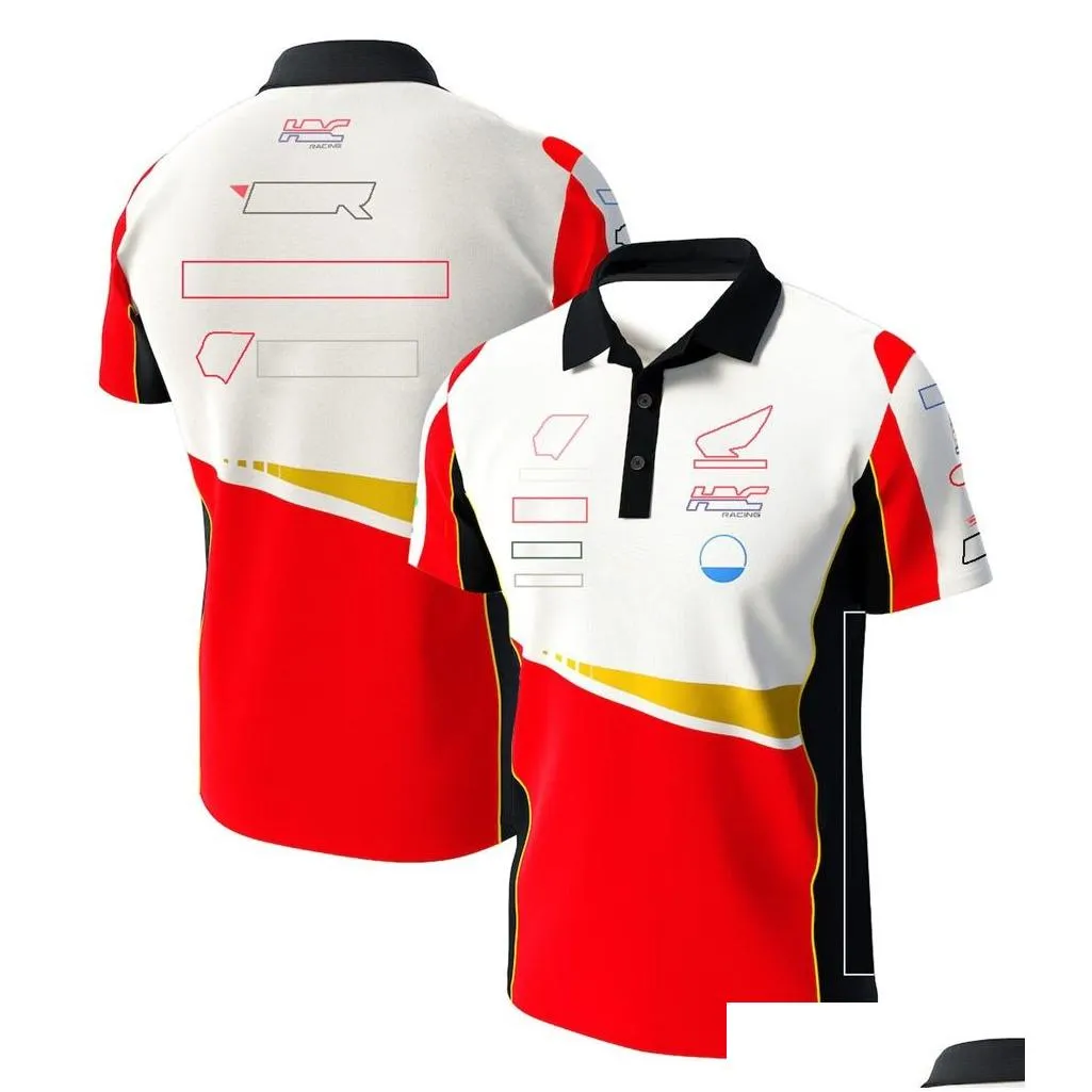 moto racing 2023 team t-shirt polo shirt motocross summer riding men`s casual jersey outdoor motorcycle rider fashion brand t-shirt