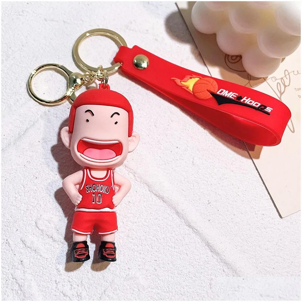 pvc doll keychain japanese anime  master couples car bags pendants jewelry stores gift wholesale