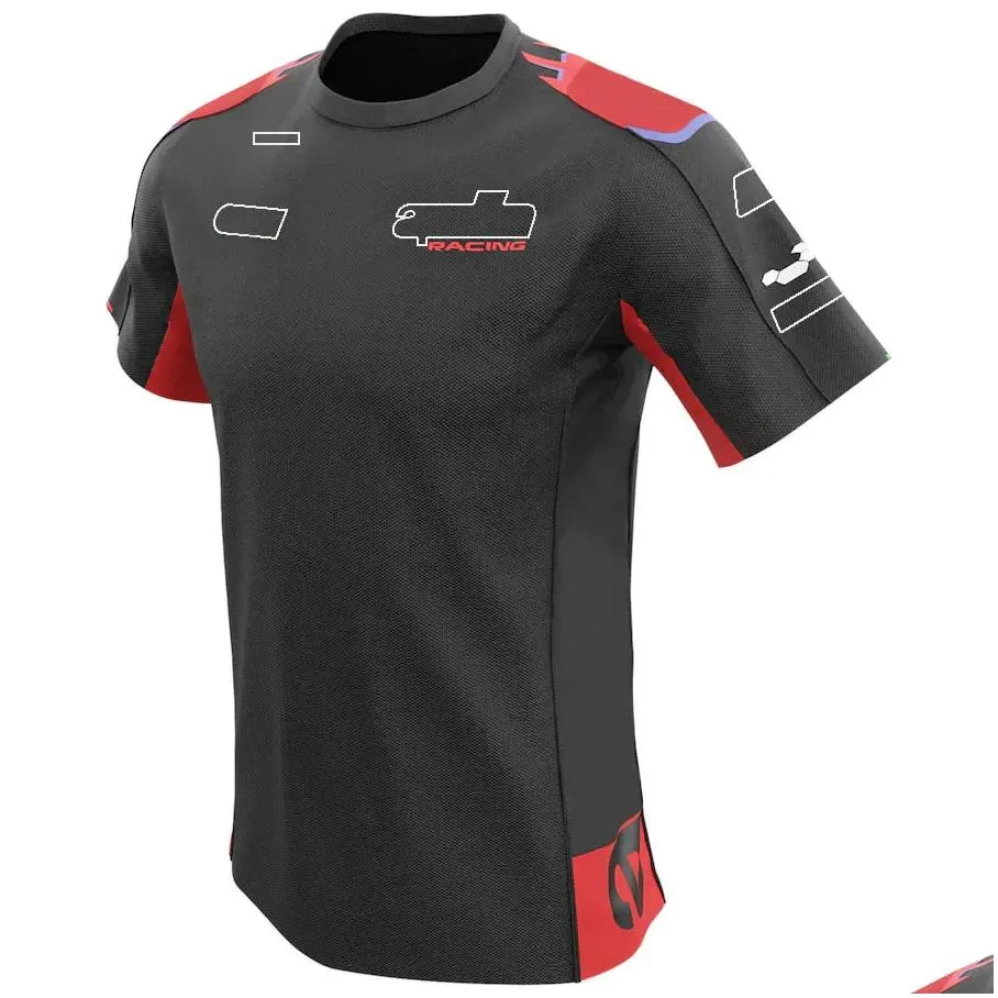 2023 moto racing team polo t-shirt new motocross jersey summer motorcycle off-road men`s casual polo shirt loose quick dry top