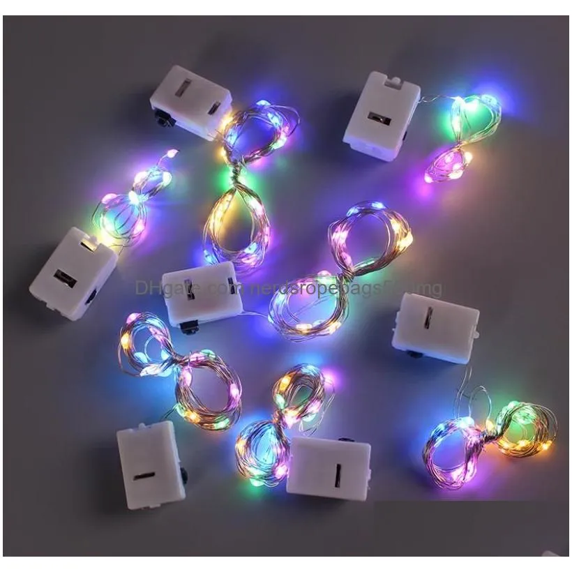 Other Event & Party Supplies Led Fairy String Lights Copper Wire Starry Flashing Firefly Home Holiday Party Decoration Craft Diy Props Dh1Dm