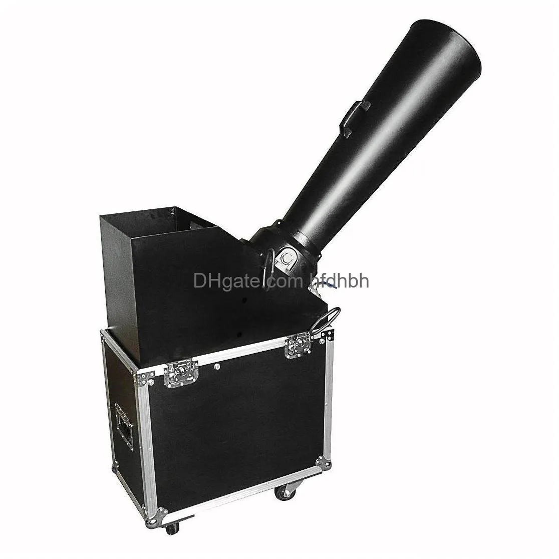 flight case packing co2 confetti cannon machine confetti blaster hand control for party club stage aluminium cast co2 gas cannon