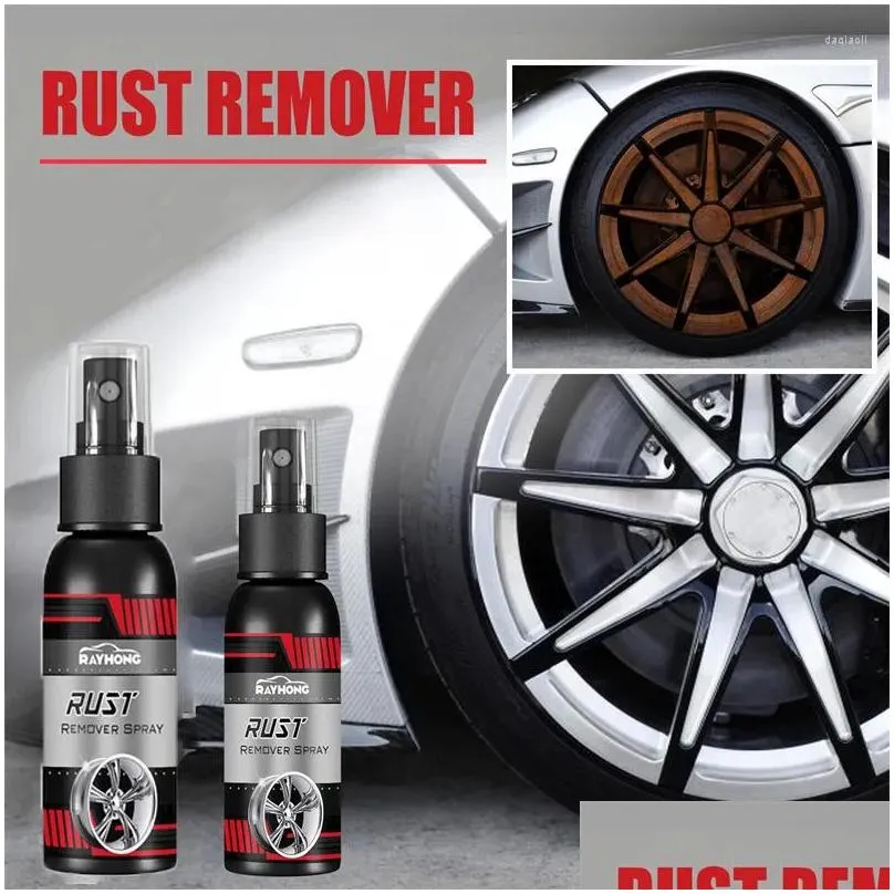 car wash solutions 30ml wheel tires anti-rust cleaner automobile multifunctional rust remover surface polisher tools protection repair