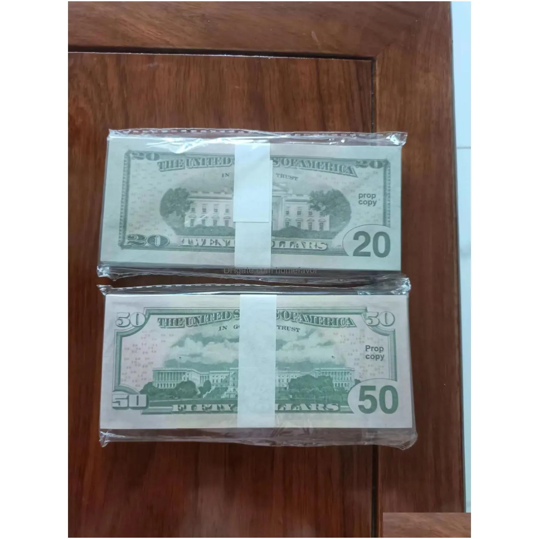 fake money movie prop money banknote party 10 20 50 100 200 us dollar euros pound english banknotes realistic toy bar props copy currency faux-billets 100