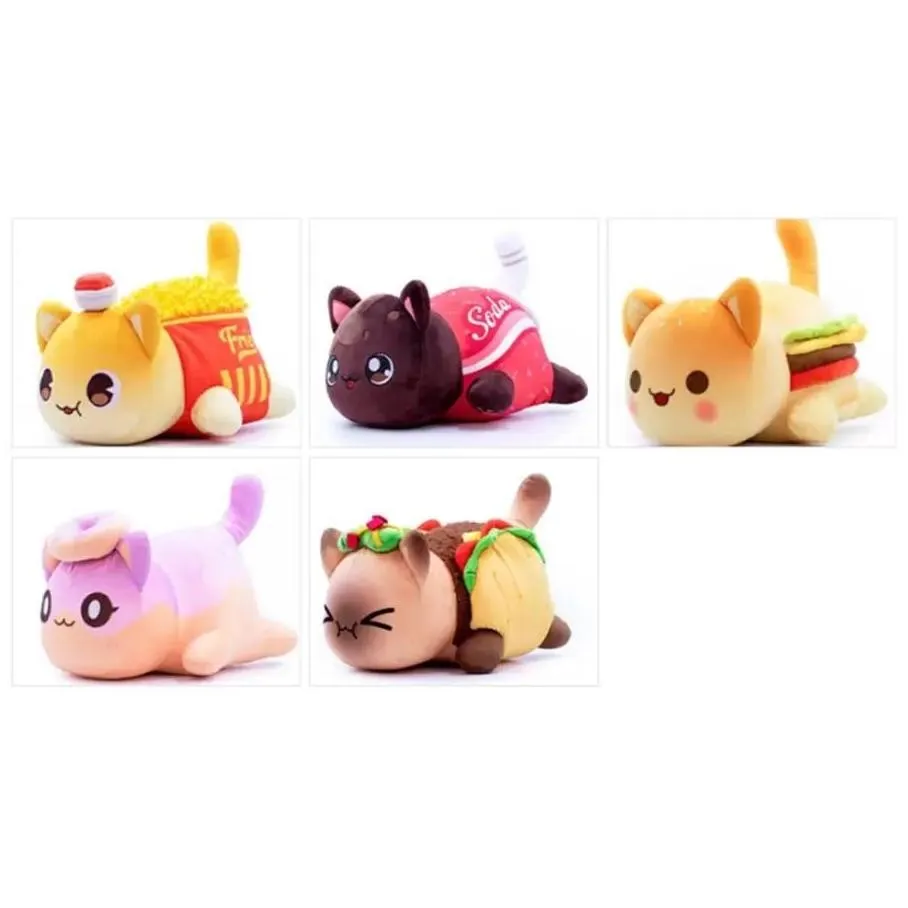 toy cartoon aphmau merch figure soft animals dolls for kids birthday christmas gifts25cm aphmau plush