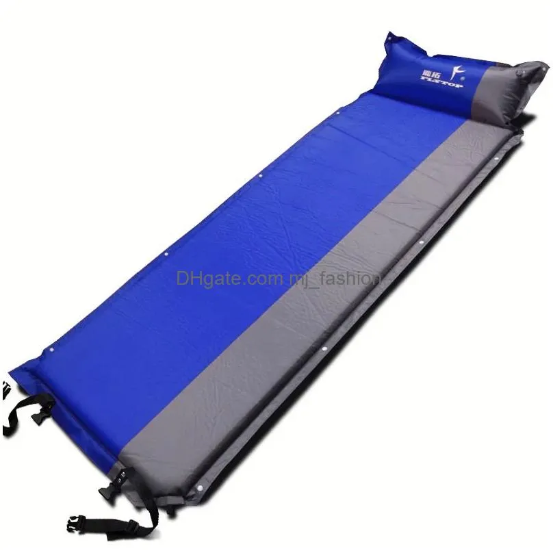 Fishing Accessories Accessories Flytop Single Person Matic Iatable Mattress Outdoor Cam Fishing Beach Mat Office Lunch Slee Pad Drop D Dhgcj