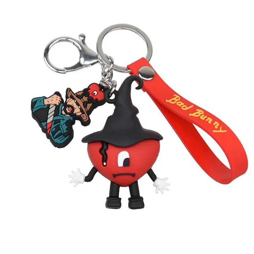 fidget toy bad bunny keychain toy 10 styles wholesale sales