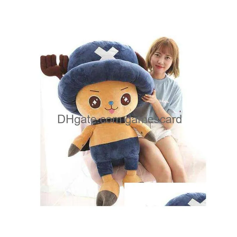 Plush Dolls Big Size One Piece Chopper P Stuffed Doll Toy Kawaii Cute Lovely Soft Toys Kids Pillow Gift Children Birthday Aa220314 Dro Dhk5Y