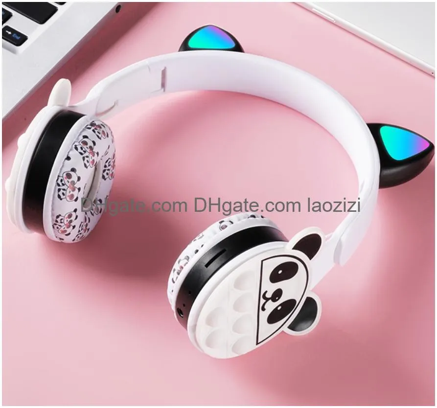 animal ear noise cancelling earphones bluetooth 5.0 for teenagers and children 150ma battery capacity