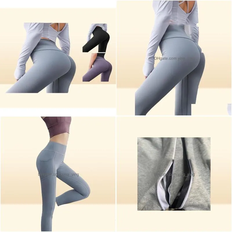 Womens Leggings Women039S 1 Pcs Women Outdoor Open Crotch Pants Slim Yoga Doubleheaded Invisible Zipper Convenient Service1640969 Dr Dhglo