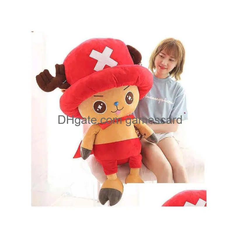 Plush Dolls Big Size One Piece Chopper P Stuffed Doll Toy Kawaii Cute Lovely Soft Toys Kids Pillow Gift Children Birthday Aa220314 Dro Dhk5Y