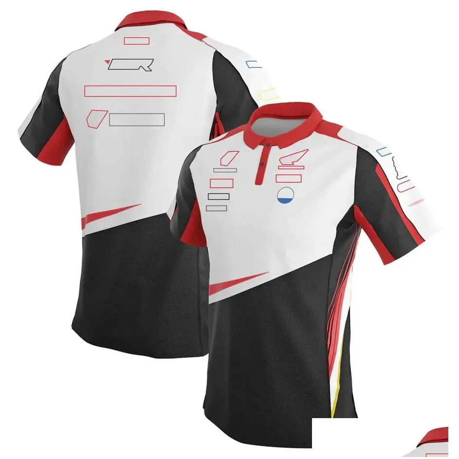 moto racing 2023 team t-shirt polo shirt motocross summer riding men`s casual jersey outdoor motorcycle rider fashion brand t-shirt