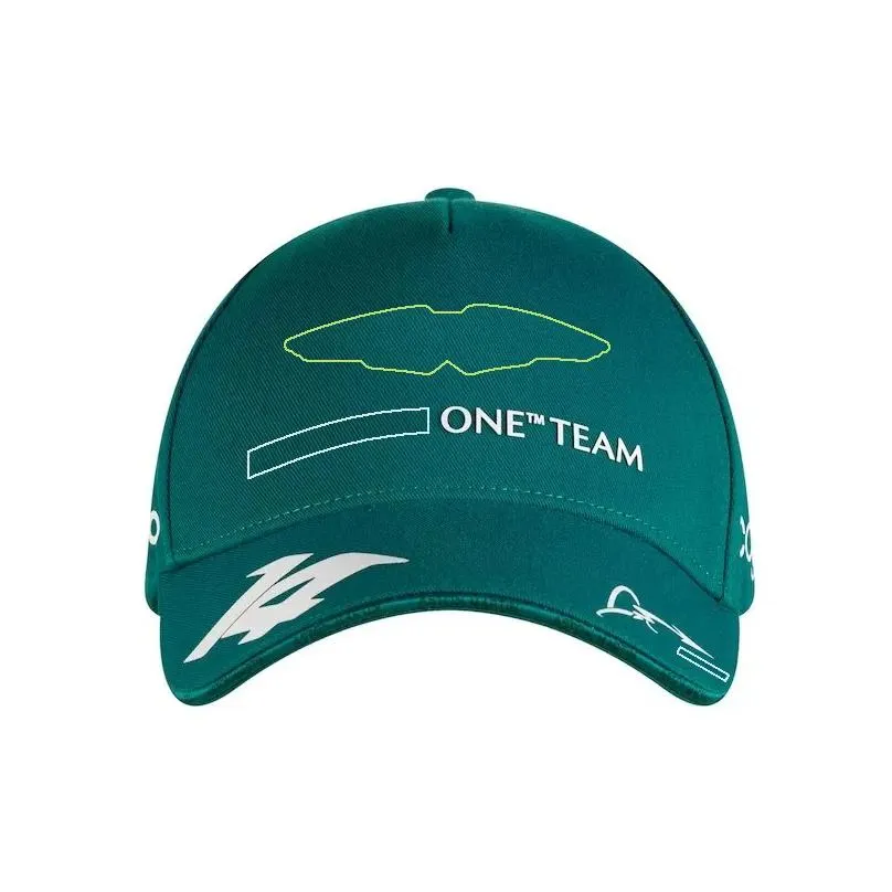 2023 new f1 driver cap formula 1 racing team baseball cap green men`s women`s fashion curved caps fashion brand embroidered sun hat