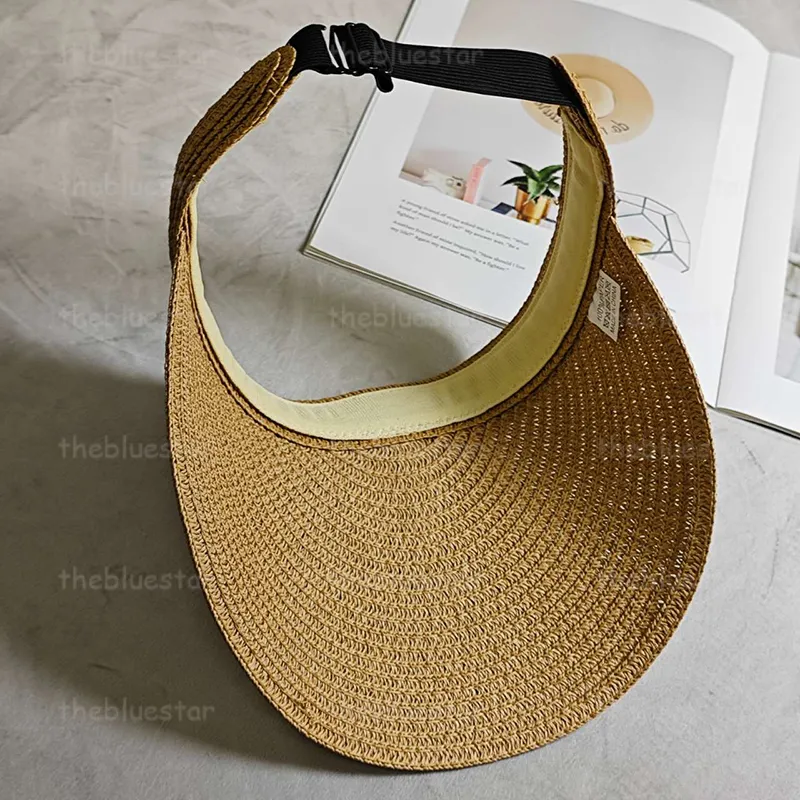 Designer Mens Fashion Visor Straw Hat Casquette Women Visors Casual Cap Active Comfortable Sun Hats P Men Bucket Baseball Caps CYD237155