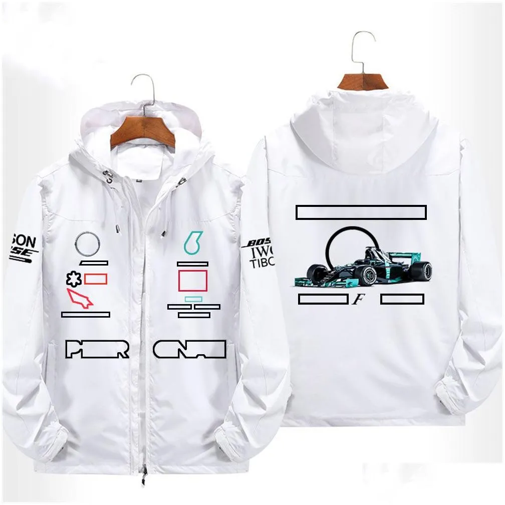 f1 racing formula one team zipper customizable logo jacket coat clothes men