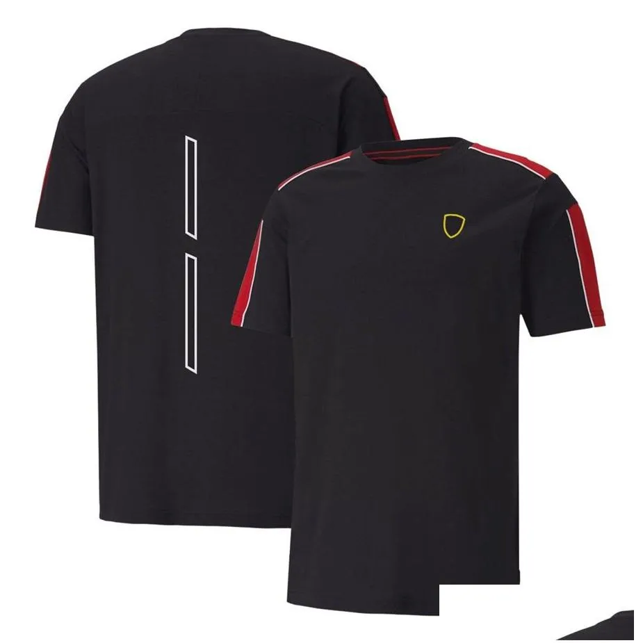 f1 team logo t-shirt short-sleeved new formula one racing suit t-shirts summer breathable motocross t shirt sports casual quick dry