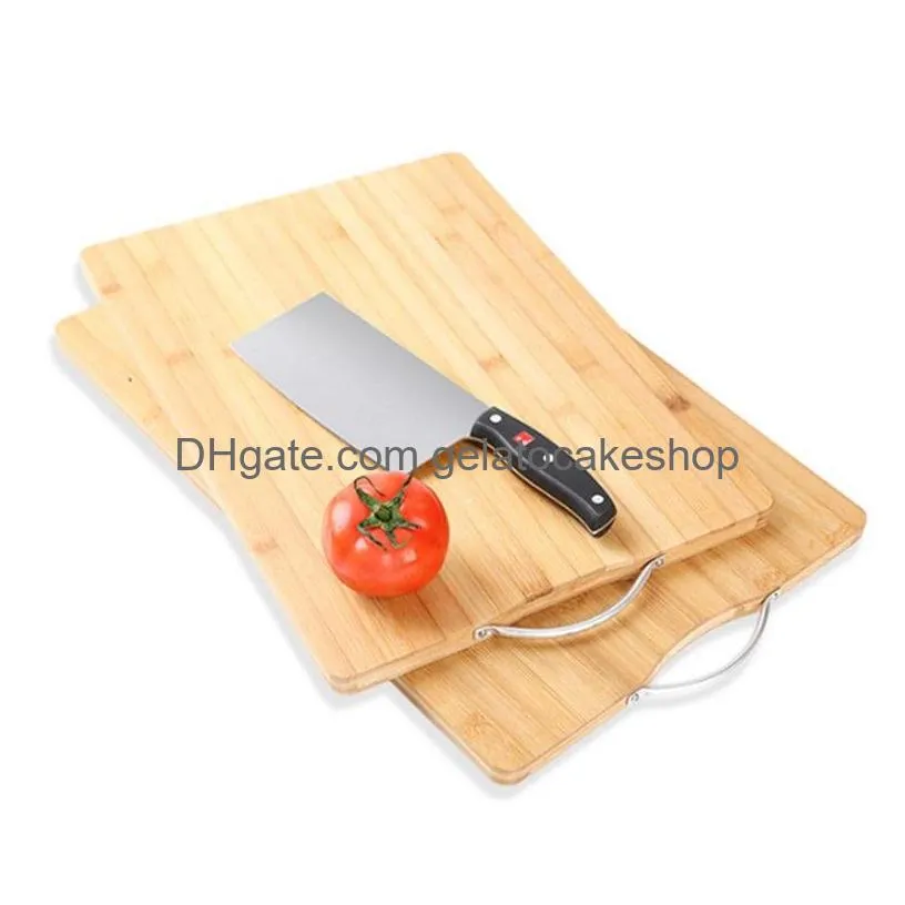 chopping blocks thick strong bamboo wood cutting board cutting pad baby food classification bread vegetables fruit cut kitchen