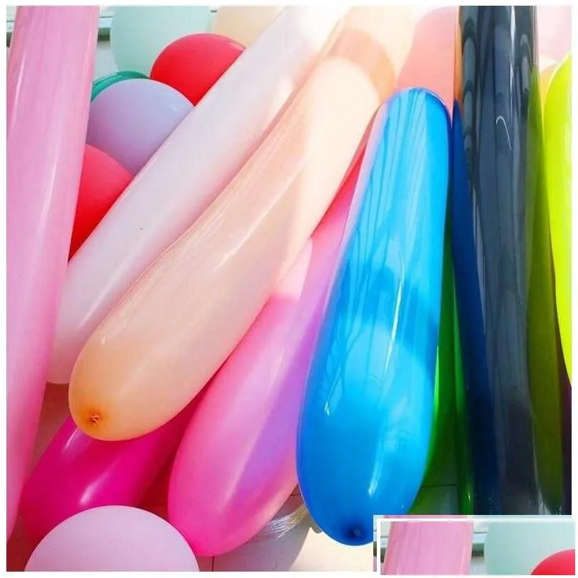 party decoration 660 long magic balloons tying twisting balloon creative variety modeling big wedding birthday y0622 drop delivery h