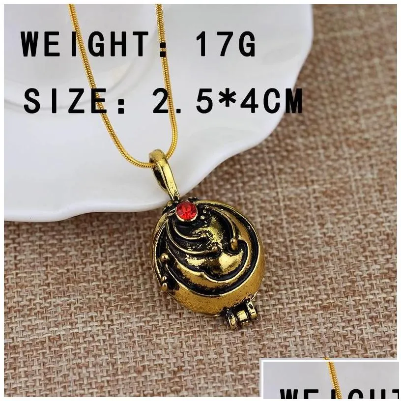 pendant necklaces wholesale the vampire diaries necklace elena gilbert vintage fashion vervain verbena p o locket jewelry for men wo