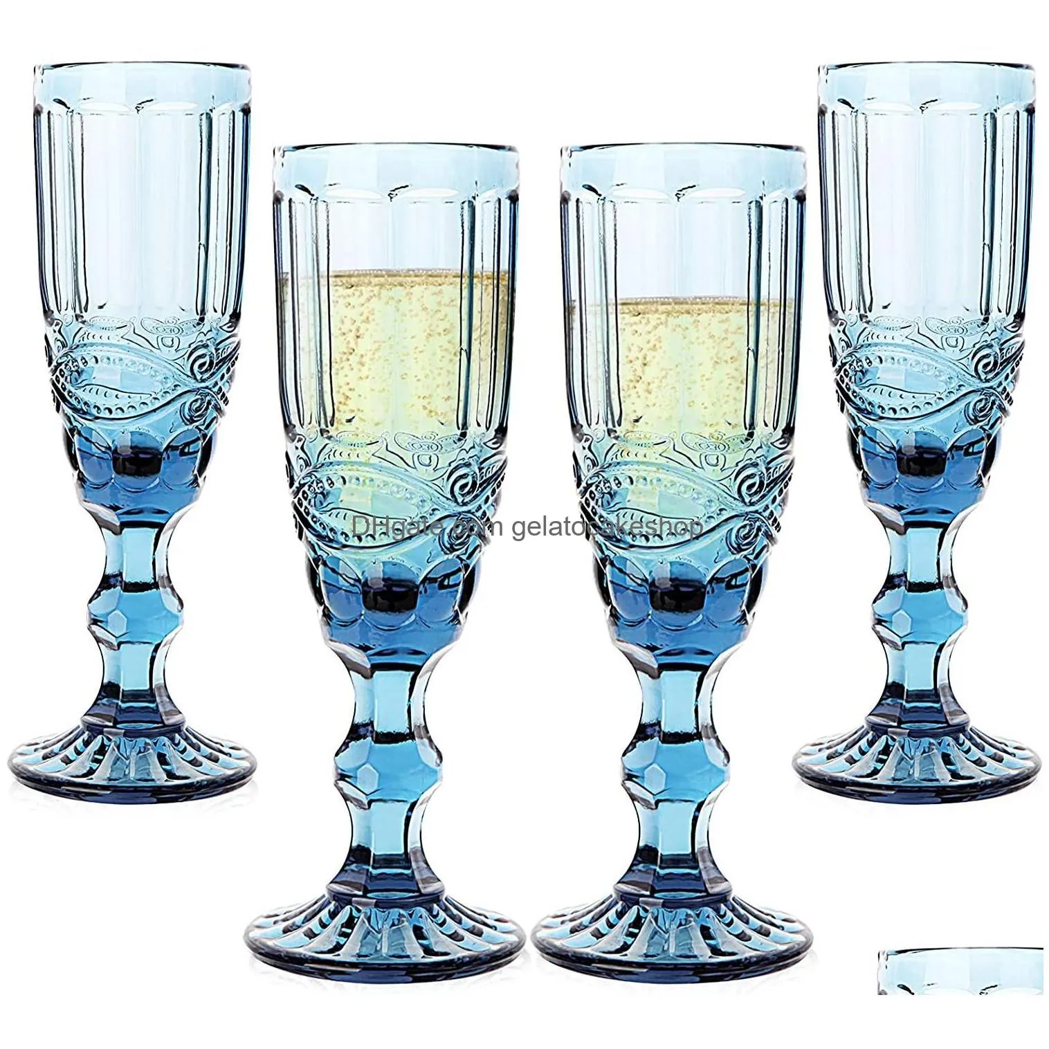 colorful champagne cup glass cups cocktail whiskey cups crystal sculpture juice glass goblet wine glass crystal engraved color