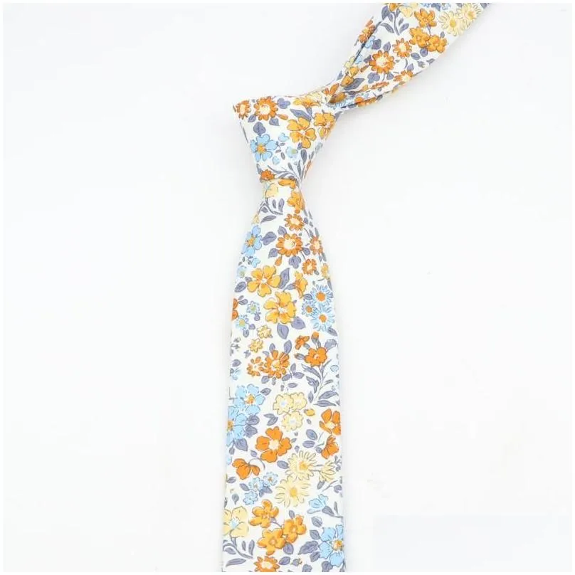 bow ties floral for men skinny cotton neck tie wedding casual mens women necktie classic suits dress flower print gift