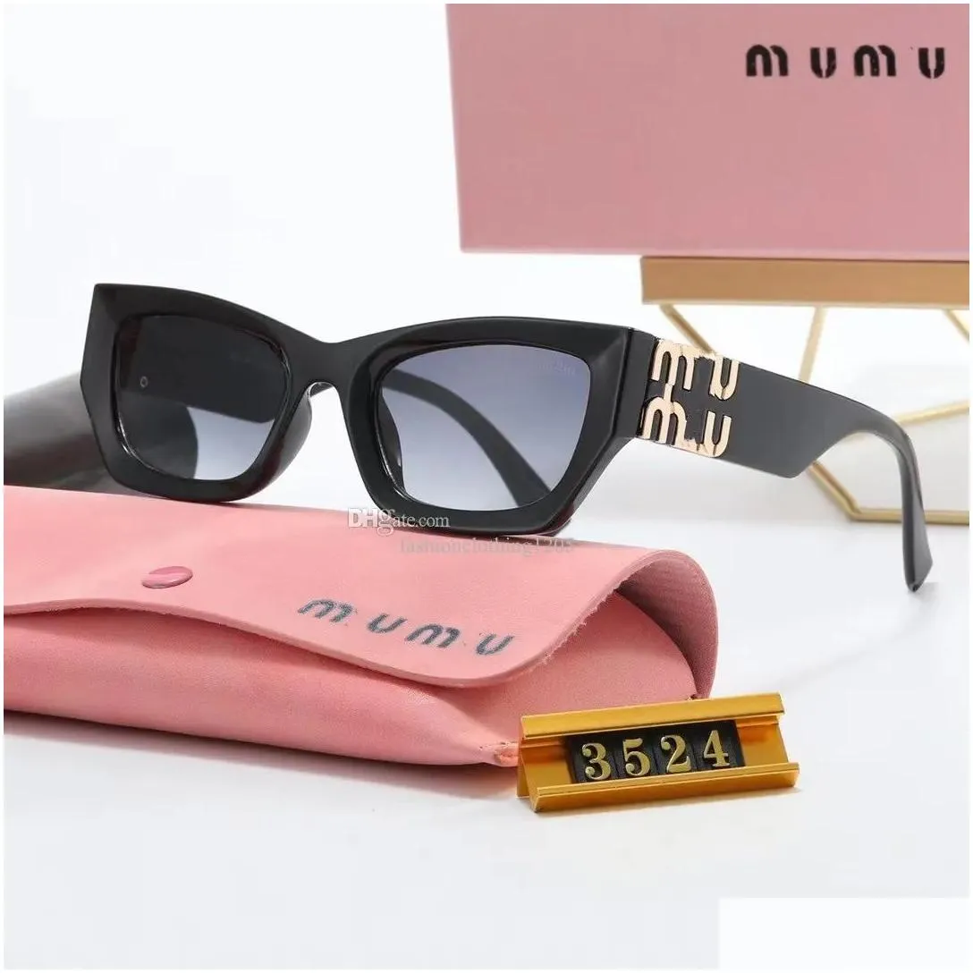 top designer sunglasses women sunglasses personality mirror leg metal large letter design multicolor cat eye