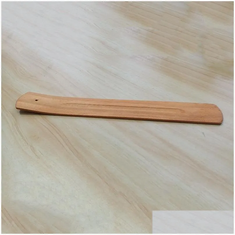  natural wooden incense stick holder fragrance lamps ash catcher burner holders home decoration censer tool pine wood tray