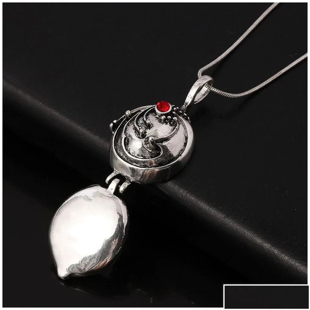 pendant necklaces wholesale the vampire diaries necklace elena gilbert vintage fashion vervain verbena p o locket jewelry for men wo