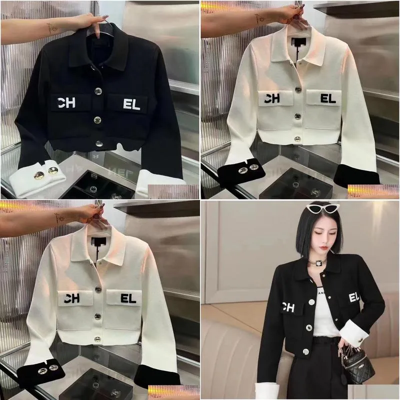 xiaoxiangfeng coat women`s spring and autumn 2023 new french small name warm temperament high grade short black top