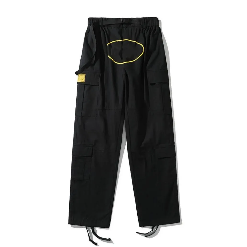 men`s pants designers cargo harajuku casual loose straight wide leg trouser streetwear y2k pant retro street trend overalls