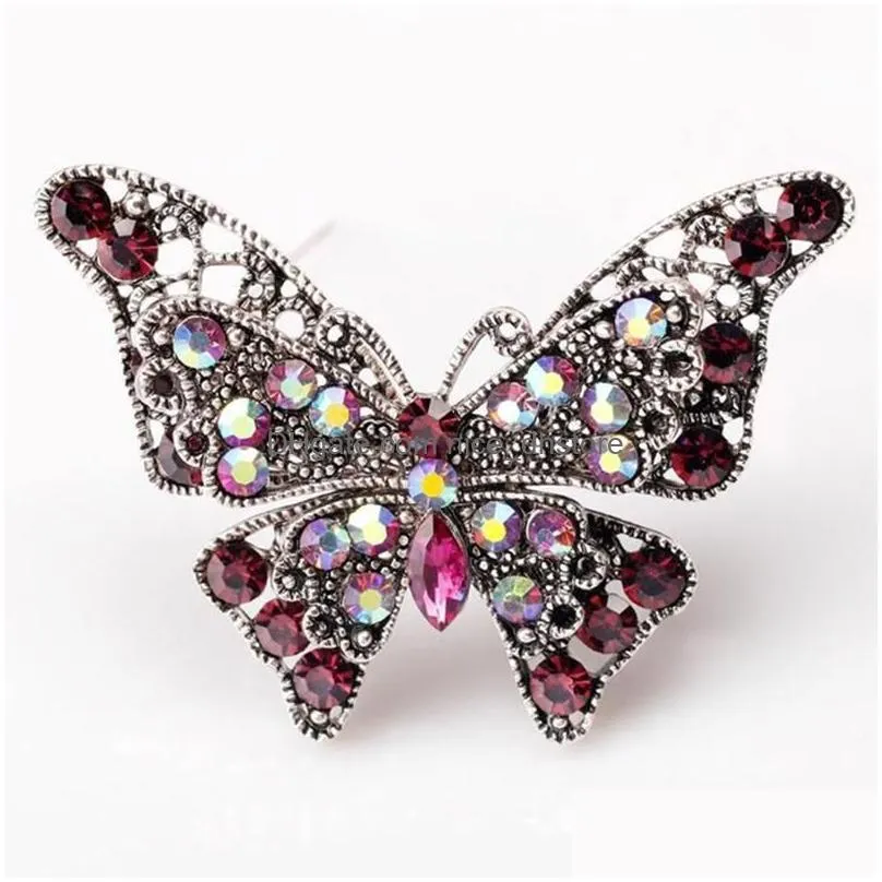 pins brooches crystal brooch pins for women dragonfly butterfly jewelry fashion wedding party gift