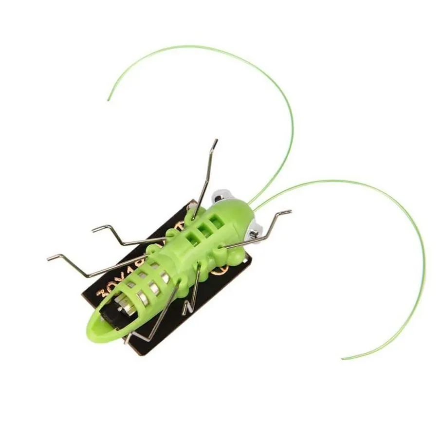 funny!new arrival solar grasshopper model solar toy children outside toy kids educational toy gifts augmented reality kids toys