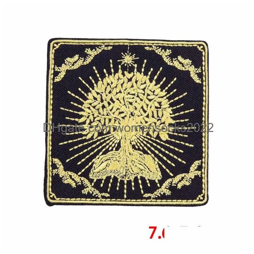 holy tears iron ones tarot grail myth eye applique embroidered decoration for jackets clothing hats backpack jeans diy