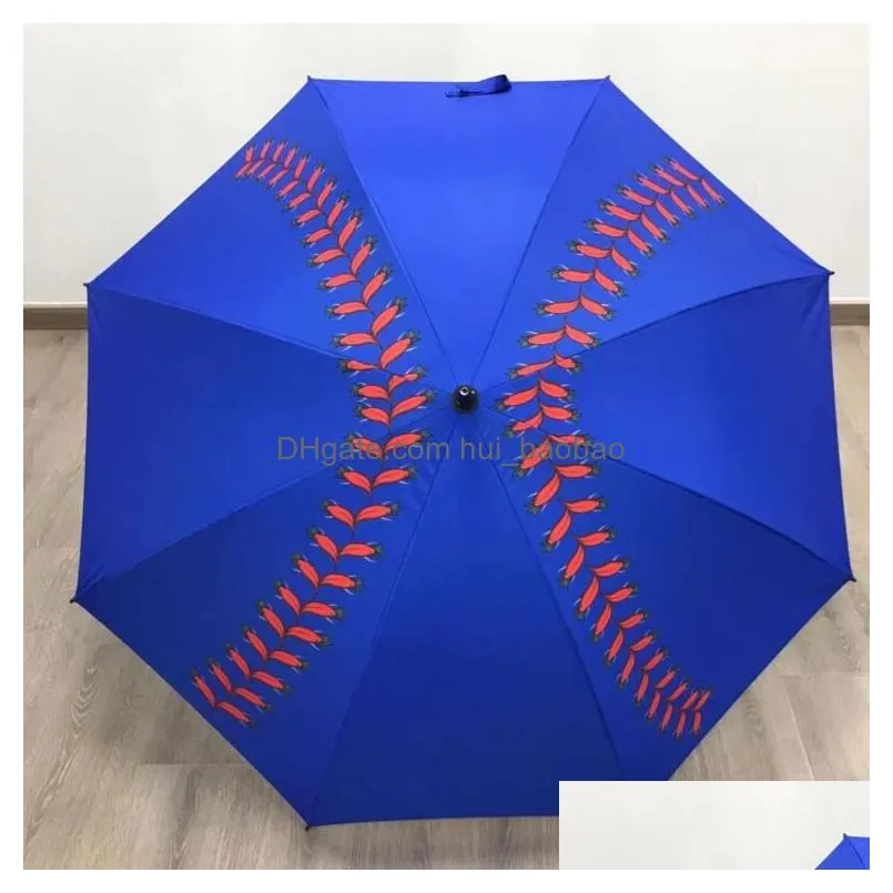 10pcs navy red white yellow cheerleading umbrellas automatic rain women three-folding baseball stitching umbrella windproof female waterproof