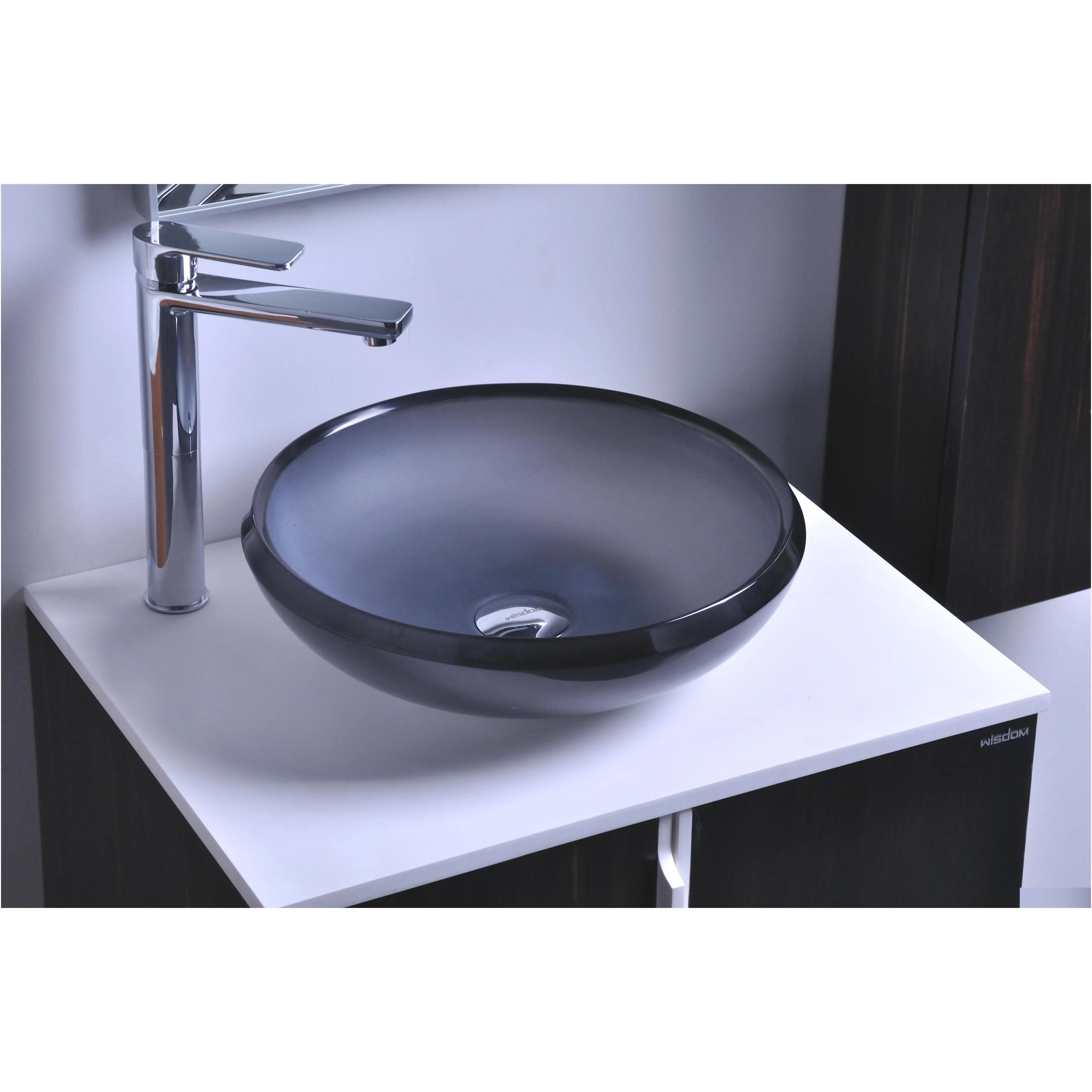 resin round countertop sink colored cloakroom washbasin solid surface stone vessel bowl rs38278