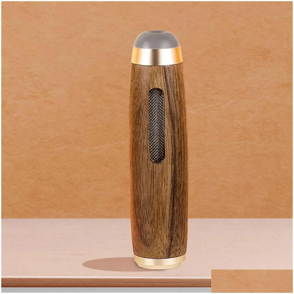 driving smoking ashtray wooden cigarette holder anti-dirty ash collection tray clean universal cigarette filter mini car ashtray