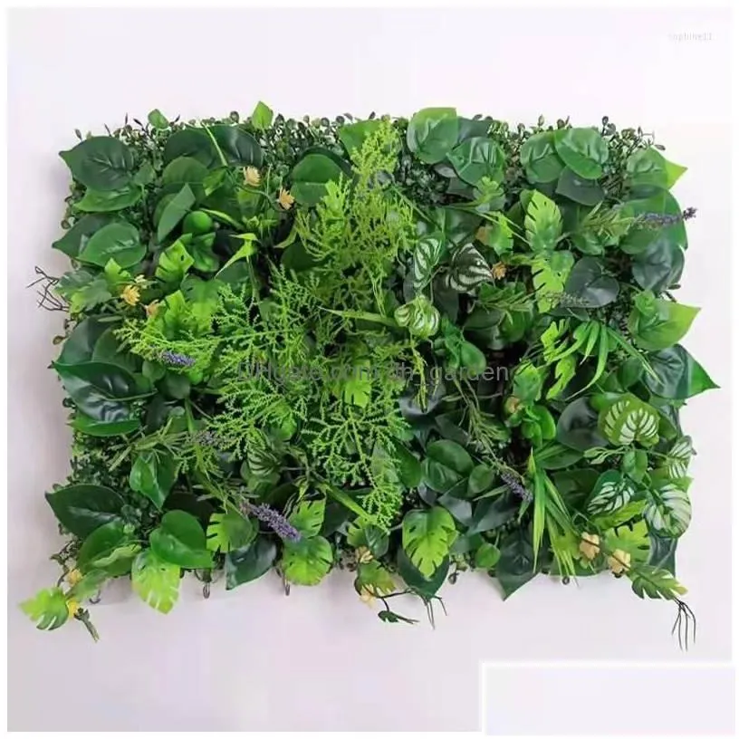 decorative flowers wreaths decorative flowers artificial flower decoration wall panel plant fake grass wedding st mat background dro