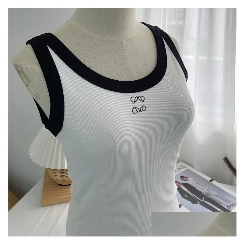 womens tank top summer slim sleeveless camis croptop outwear elastic sports knitted tanks 01