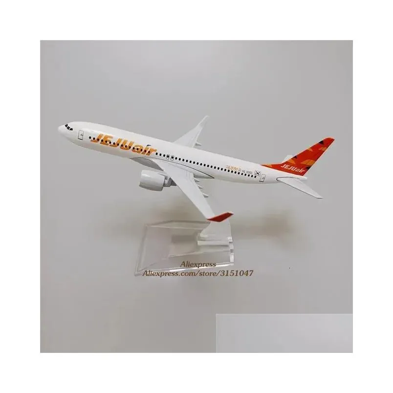 16cm korean boeing b747 airbus a380 jeju jin tway boeing b737 seoul busan asiana airbus a320 a380 diecast airplane model plane 240307