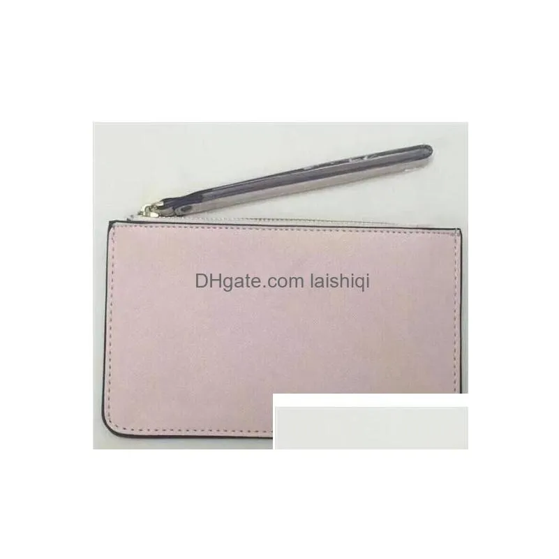 2019 brand designer wallets wristlet women purses clutch bags zipper pu design wristlets 32 colors dhs 3594286