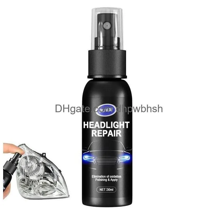 car light restorative liquid removing oxidation dirt portable headlight repair polish for restoration f2w9 drop delivery