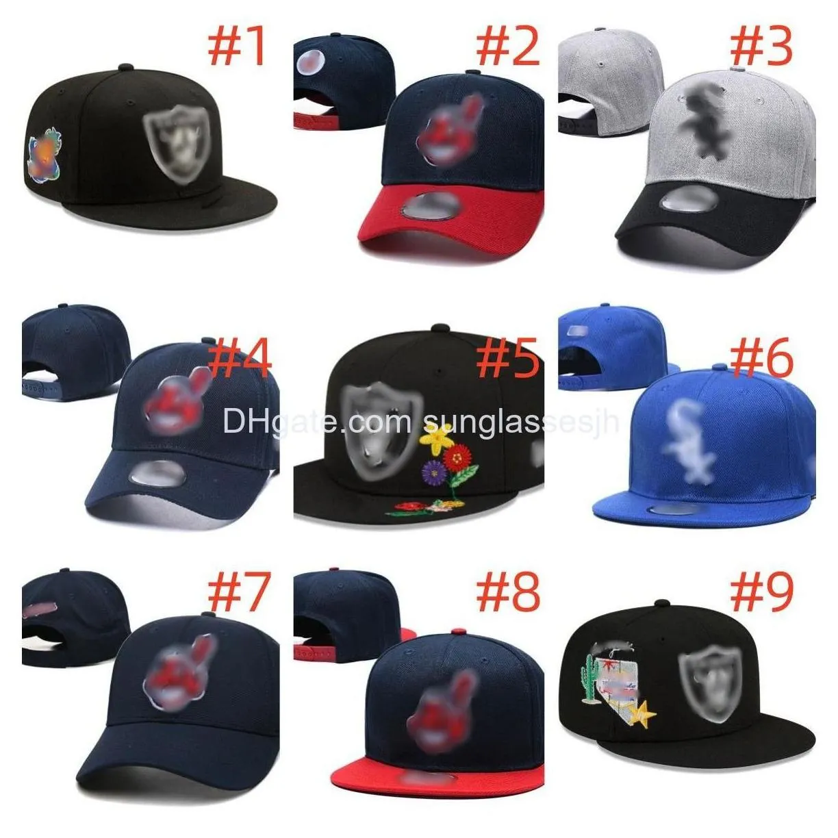 ball caps all teams logo basketball snapback baseball snapbacks unisex designer hat cotton embroidery football hats hip hop sports