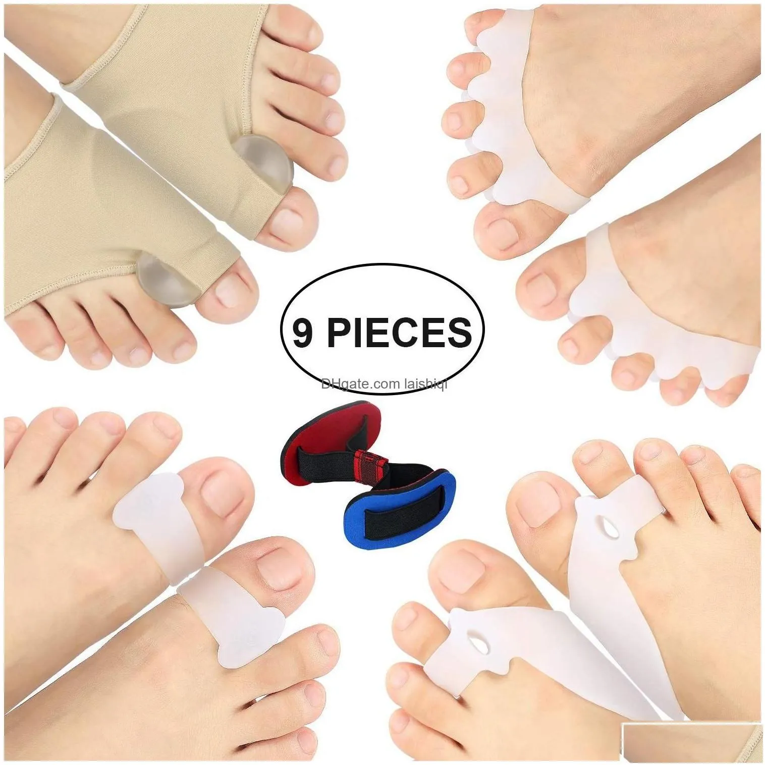 foot treatment bunion corrector protector sleeves kit for cure pain in big joint tailors hallux valgus hammer separators drop delive