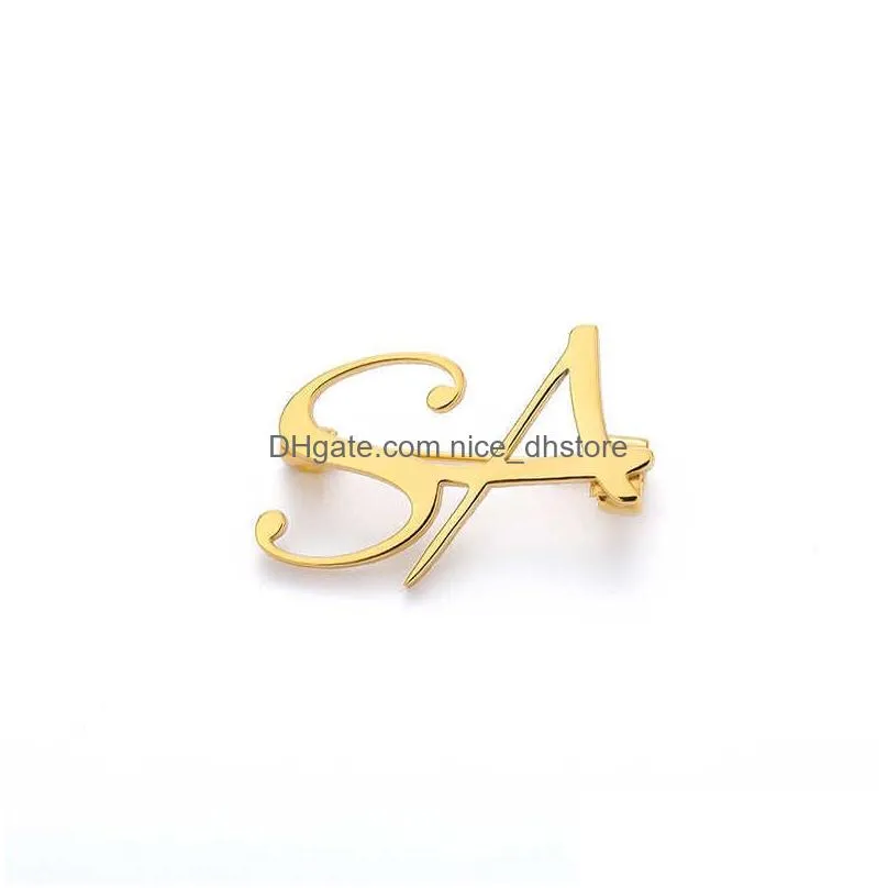 pins brooches customized any name brooch personalized initial letters handmade jewelry wedding bridesmaid gifts for women men l221024