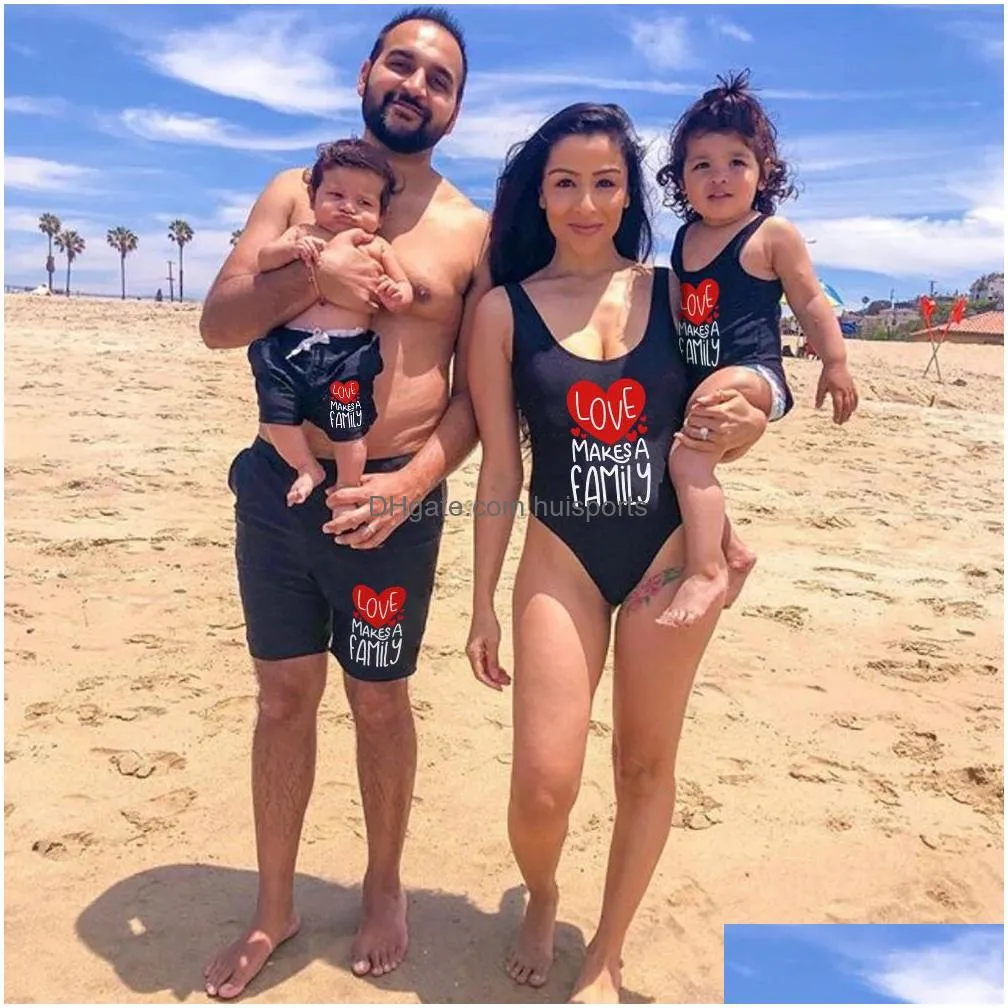 summer family look swimwear mommy and me bikini bathing suits daddy son shorts family matching beach wear swimsuits