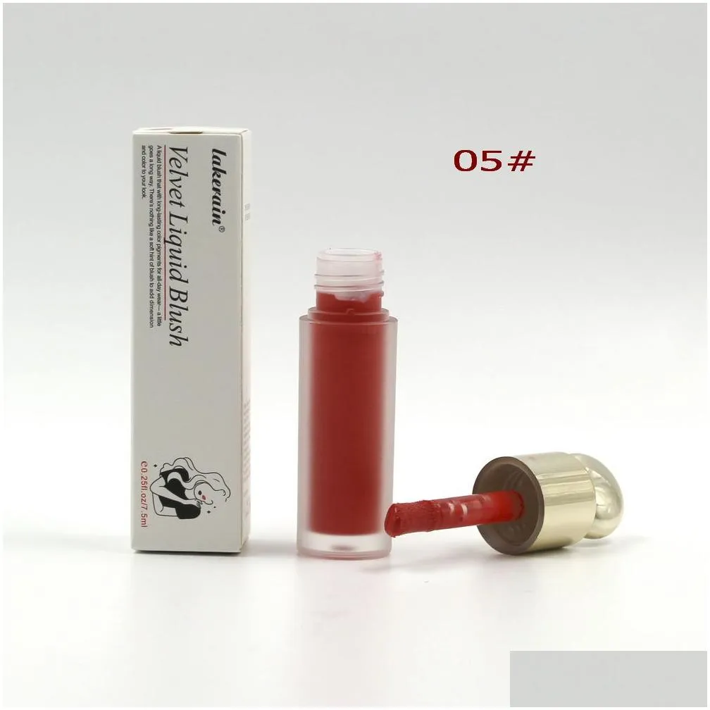 Lakerain beauty velvet liquid blush makeup rouge a level moisturizing Long-lasting Natural Easy to Wear waterproof make up blusher