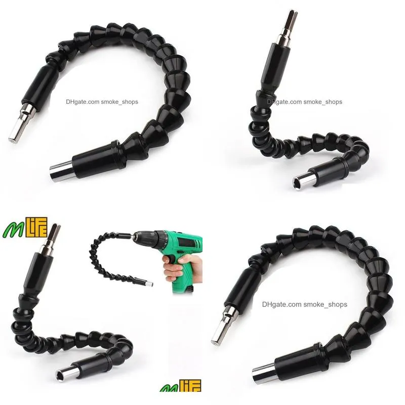 helpful car repair tools black 295mm flexible shaft bits extention screwdriver bit holder connect link for electronics