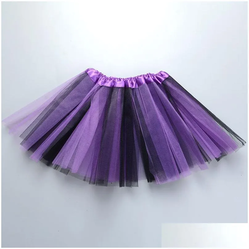 women rainbow dance pettiskirt adults tutu tulle skirts ballet stage skirts mesh gauze half pompous party mini skirt dancewear costume dressup fancy skirts