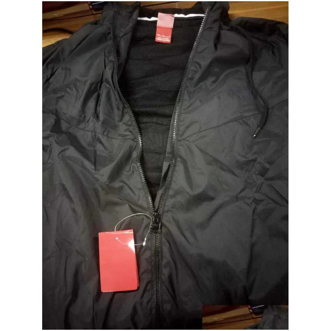 Men`S Jackets Wholesales Men Women Sports Windbreaker Jackets Colors Work Contract Waterproof Jacket Zippers Up Drop Delivery Apparel Dhurt